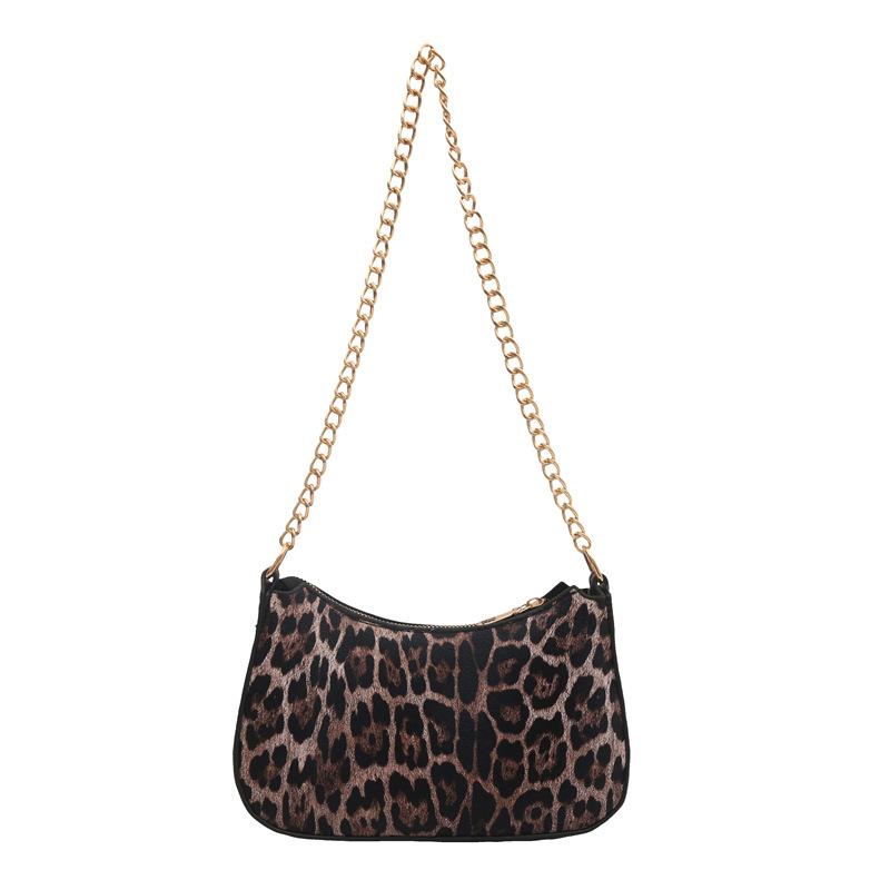 Müheloser Retro-Chic Stil Halbmond-Tasche, Goldene Kettenriemen, Vielseitig Konvertierbare Umhängetasche/Handtasche für Frauen Tägliche Nutzung