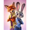 Disney DIY Pearl Painting Zootopia Judy and Nick's Creativity Decorative Painting Creative Ornaments Friends Gifts Desktop Furnishings Home Decoration