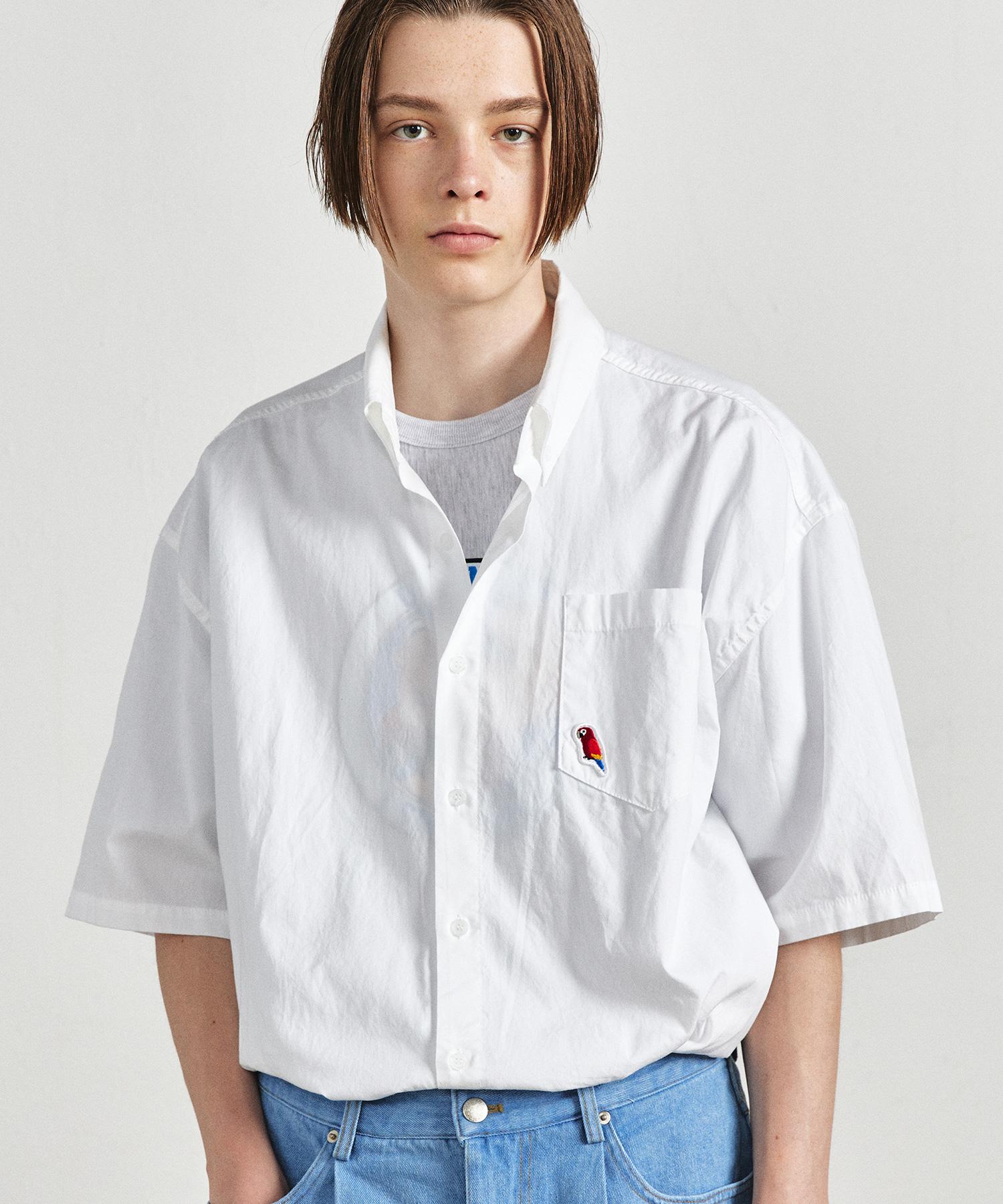 Union Valant Parrot Oxford Shirt White White/L