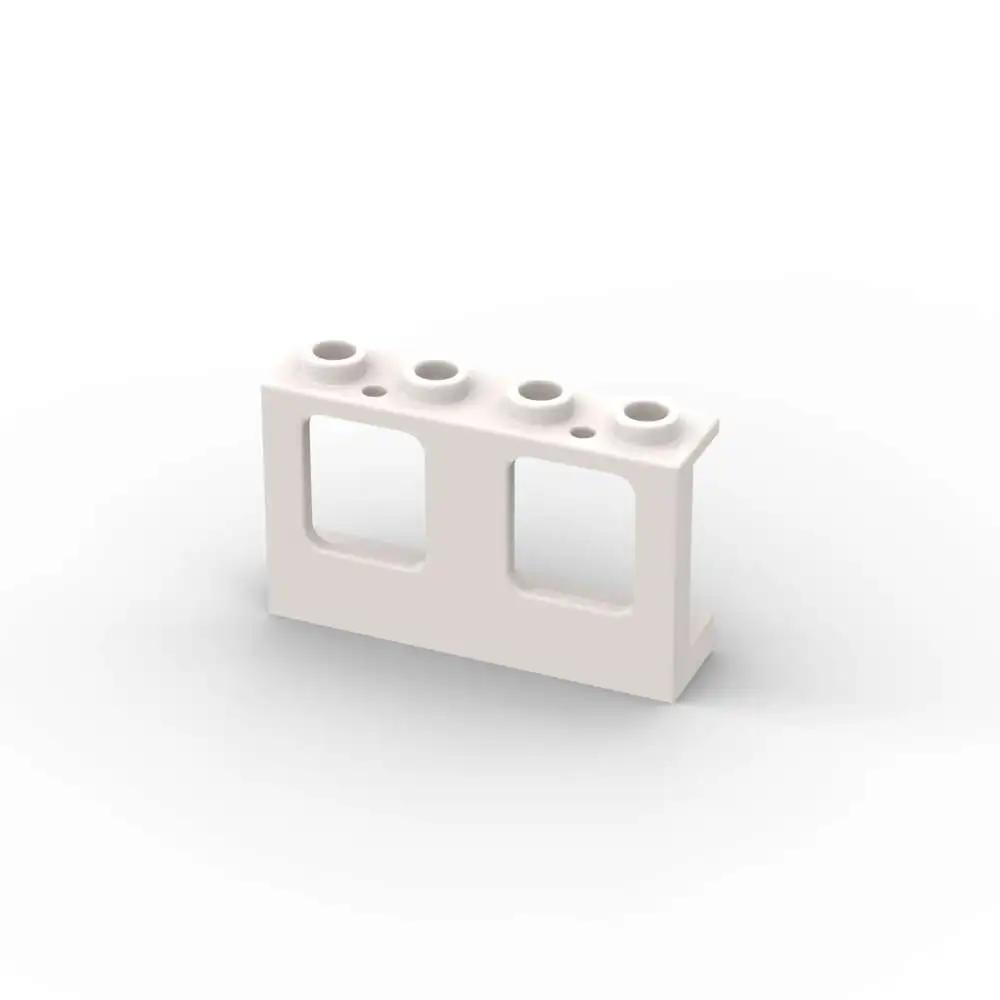 

MOC 10PCS Classical Compatible 61345 With Hole Plane 1x4x2 Building Blocks General Glass Part Brick Window Single Toys Boy Gift