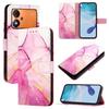 PT003 Marble Pattern Flip PU Leather Phone Case For Xiaomi Poco M8 Power 5G, Wallet Card Slot Kickstand Protective Cover