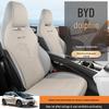 BYD Dolphin All-Season Suede Car Seat Cushion - Half-Wrap Waist Support Fashion Interior Pad