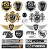 3D Metal Car Style Body Trunk Decoration Emblem Sticker For Mazda 2 3 5 6 7 Axela Atenza Speed 6 MS Demio MPS Miata RX7 RX8 626 H6