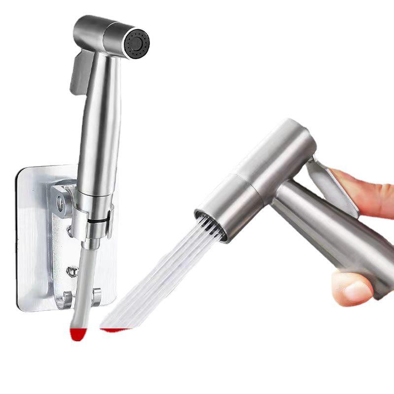 304 Steel Bathroom Toilet Sprayer Set with Faucet Nozzle