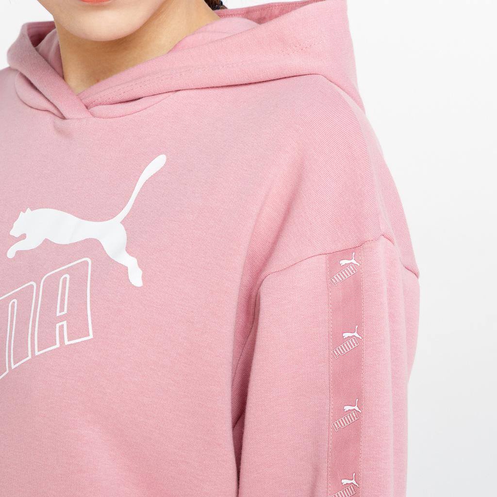 Puma Breathable Dry Hooded Versatile Long Sleeve Dress Women dresses Pink Purple 586594-16