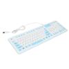 Foldable USB Wired Keyboard Waterproof Silent Keyboard Portable Silicone Keyboard  Computer Game