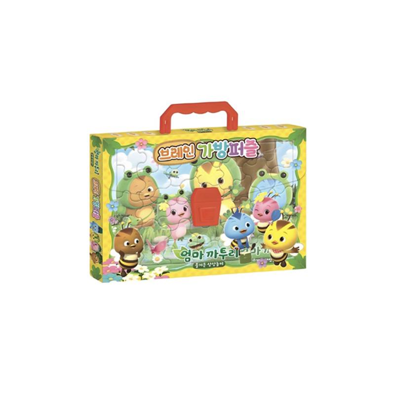 BRAIN Carry Puzzle -Мама Катури Веселое Воображение Игра (38·48·60·70шт) / Мама Катури Сезон 6 IQ Carry Пазл (18·25·35·48шт) (3 варианта) #Joyful Imagination