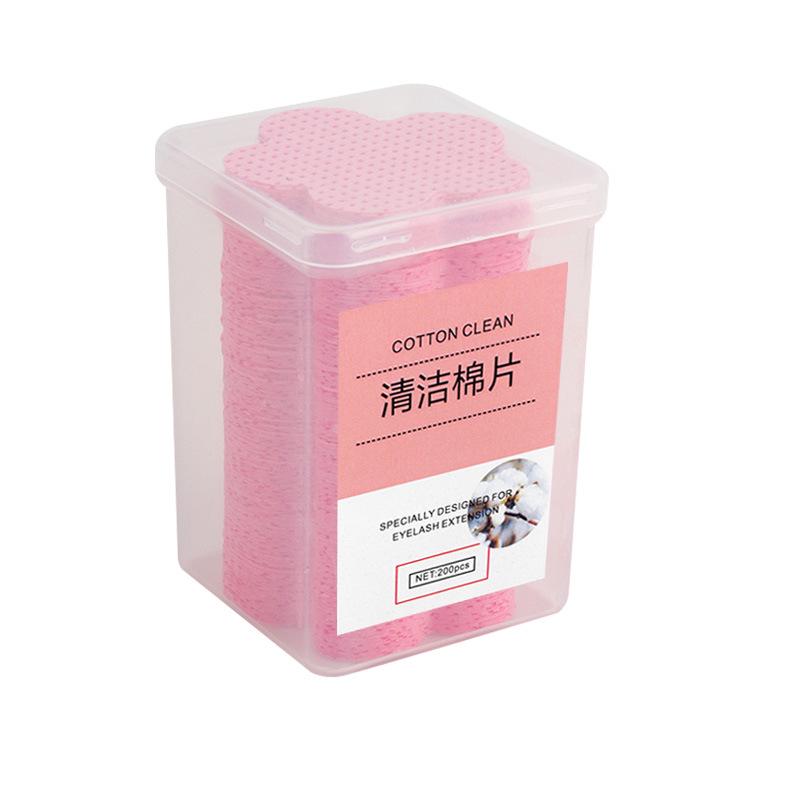 Grafting Eyelash Glue and Nail Art Remover Wipes - Non-woven Fabric Cotton Pads