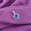 Swiss Blue Topaz Gemstone Handmade 925 Sterling Silver Jewelry, Beautiful Pendant For Wedding Gift