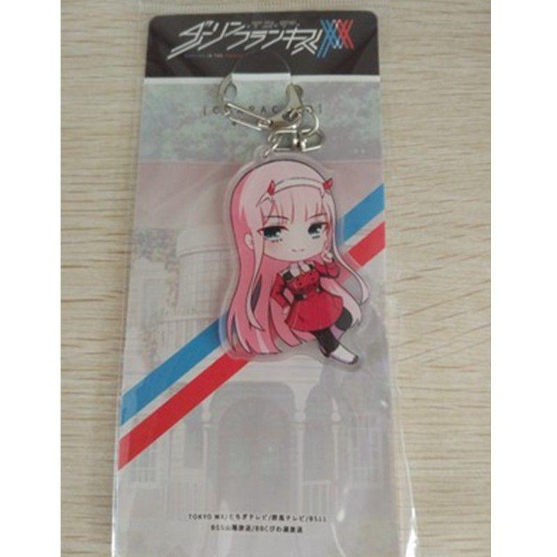 Ditf Darling In The Franxx Keyring Zero Two 002 Acrylic Keychain Premium Quality Gift For Anime Lovers