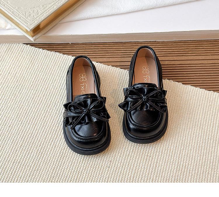 Frühling 2026 Neue Mode: Koreanische Leder-Prinzessin- und Alltags-Schuhe für kleine Mädchen