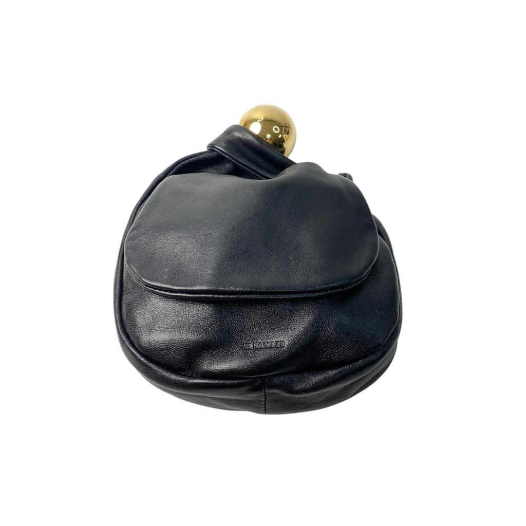 Used JIL SANDERHandbag Black/gold Leather Women