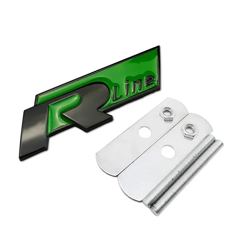 BRT1 VW 2026 Hot 3D Metal for Volkswagen Rline Golf Jetta Polo Passat B5 B6 Touareg Bora Beetle Car Grille Badge Side Trunk Emblem St ko2