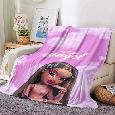 1pc Angel Clouds Soft Warm Throw Blanket Nap Blanket For Couch Sofa Office Bed Camping Travel,Comfortable