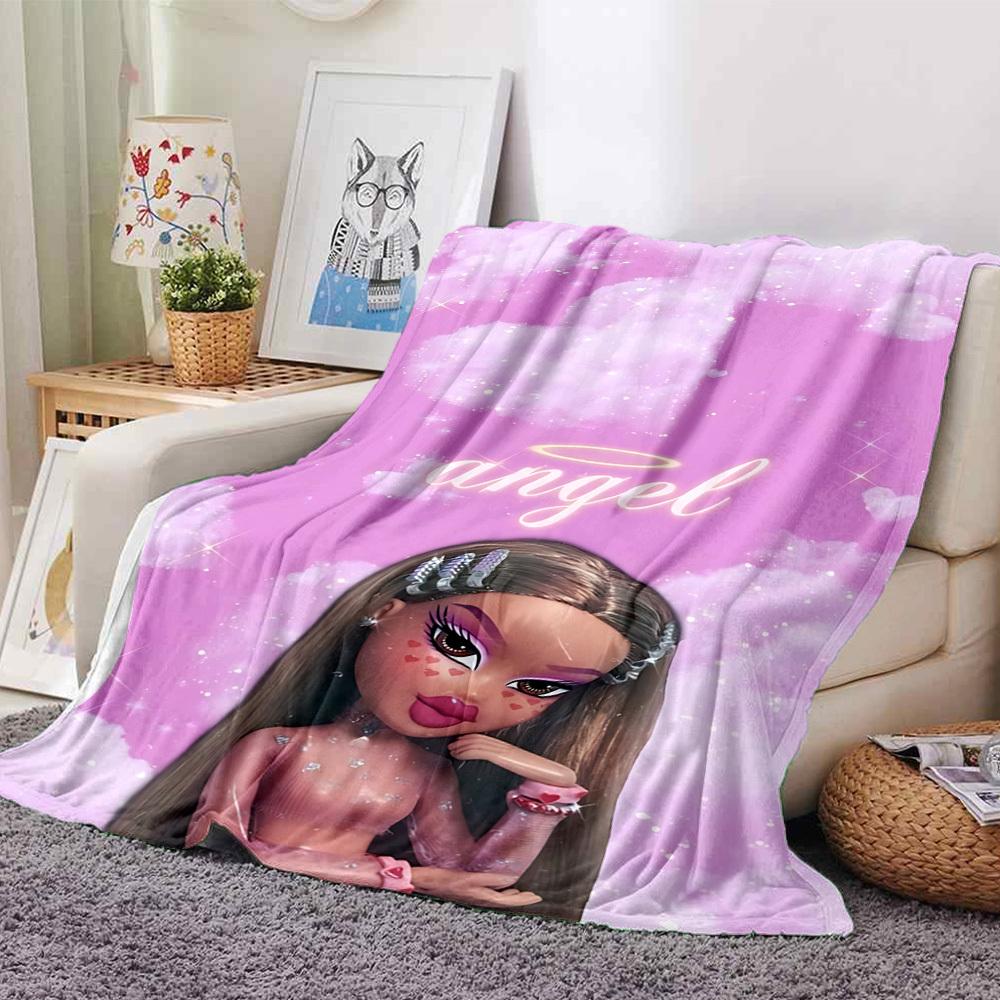 1pc Angel Clouds Soft Warm Throw Blanket Nap Blanket For Couch Sofa Office Bed Camping Travel,Comfortable 80cmx120cm
