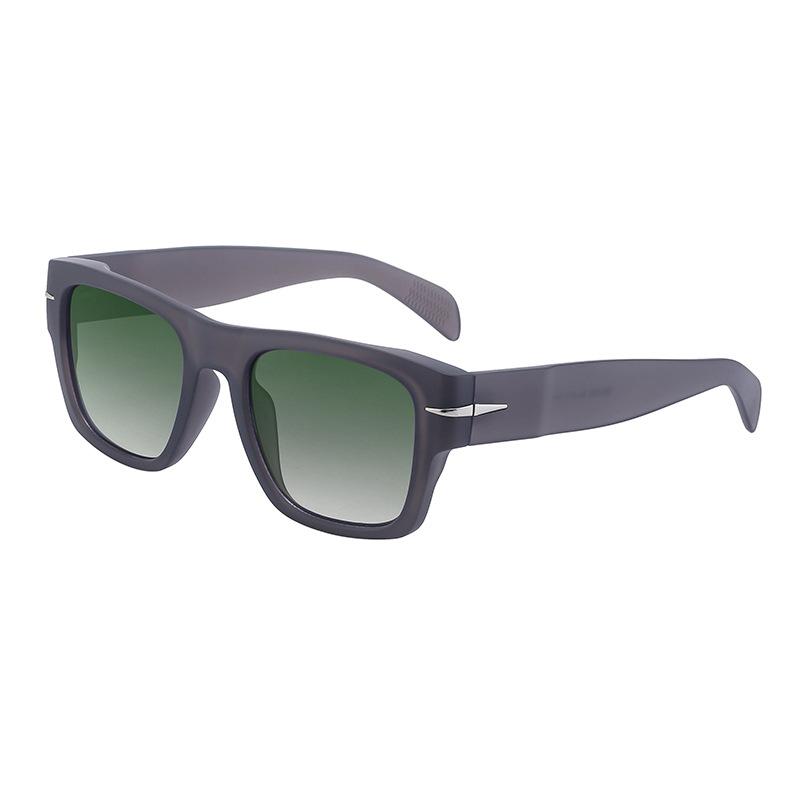 JYL TS Men's Retro David - Trendy Square Full-Frame Sunglasses ZS-DB1050
