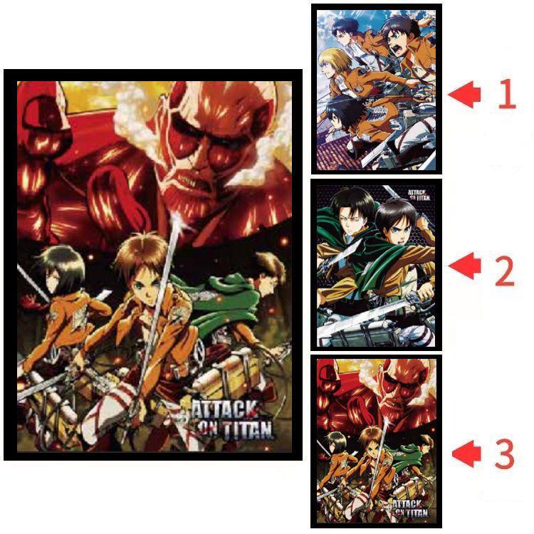 Dziewięć Tytanów 3D Anime Gradientowy Stereoskopowy Plakat Malarski.