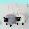 Shaun The Sheep Soft Material Streetwear Small Round Bag With Inner Storage For Girls
