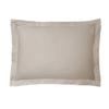 "Julian" Combed Cotton Percale Pillowcase, All Sizes. Pure Cotton - Julian Linen - Pillowcase 50 X 70 Cm, Scalloped Finish.