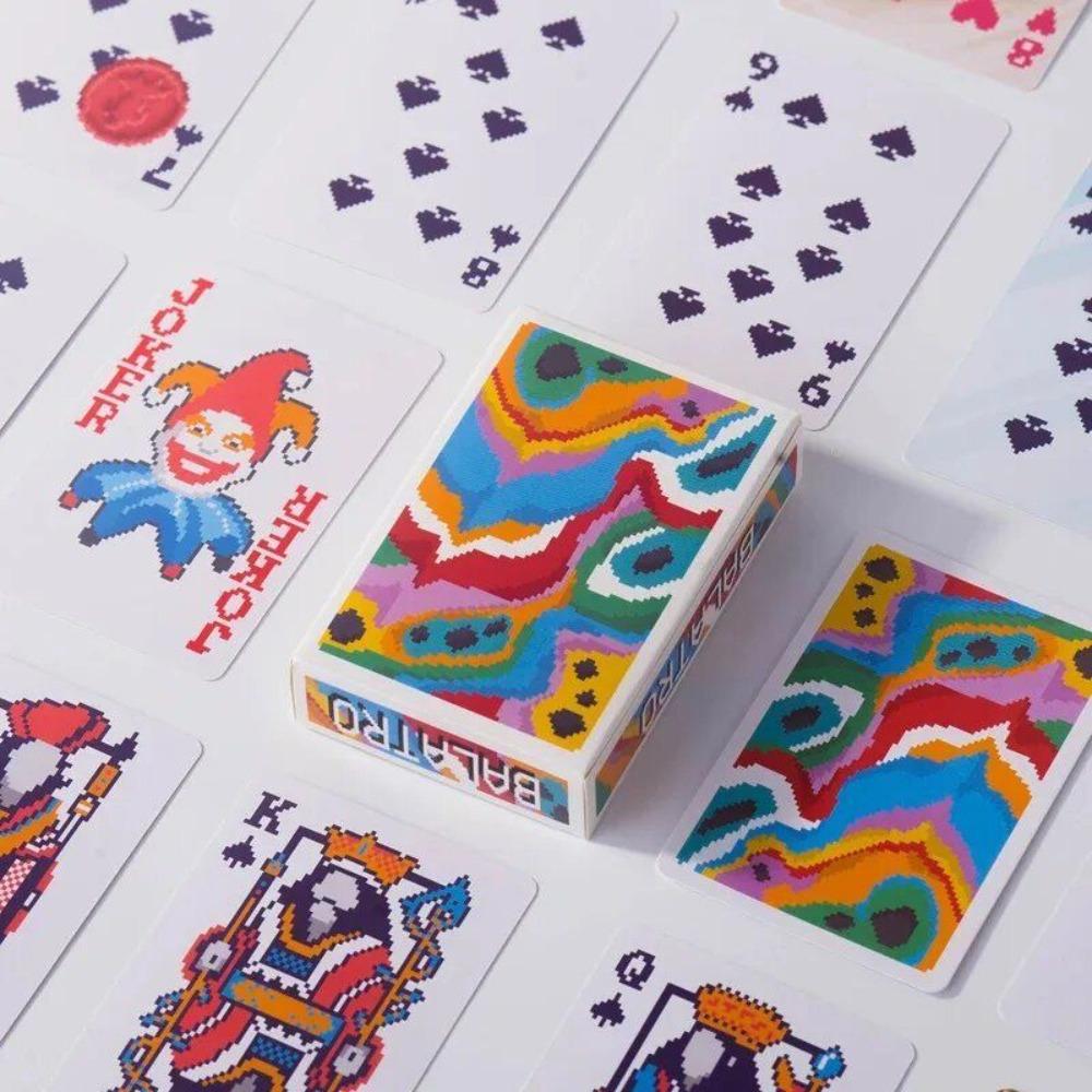 Balatro Pixel Art 9*6cm 54 Pcs Playing Cards - Retro 8-Bit Poker Deck for Gamers & Collectors - Unique Joker Designs