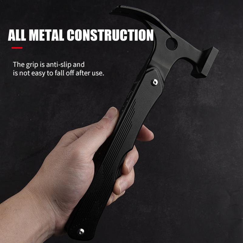 Outdoor Camping Hammer Heavy-Duty Survival Multitool Camping Multi-Tool Lightweight Survival Gear Camping Accessories For