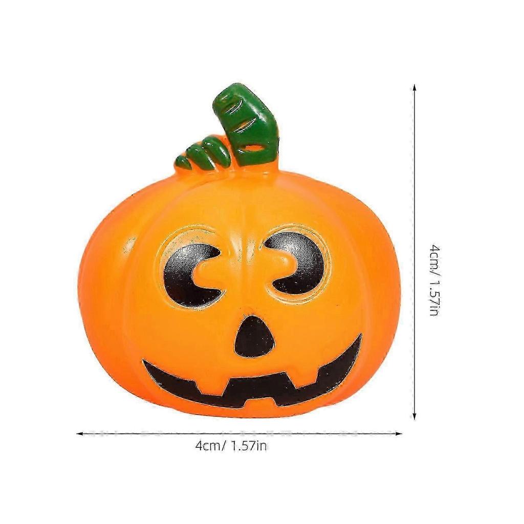 2026 Best!! Orange Plastic Halloween Mini Pumpkins Pack of Home Party Decorations