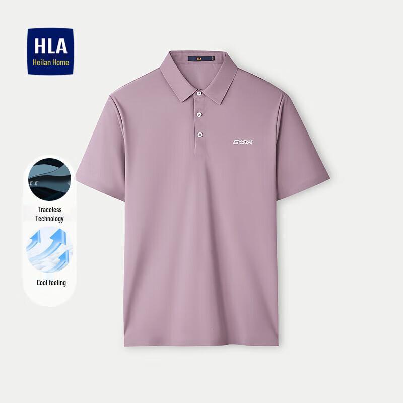 HLA Men s Cool-Touch Short Sleeve Polo Shirt L