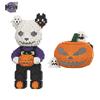 Creative Halloween Ghost Pumpkin Skeleton Bear 3D Puzzle Building Blocks Assembly Brick Construction Toy for Home Decoration
