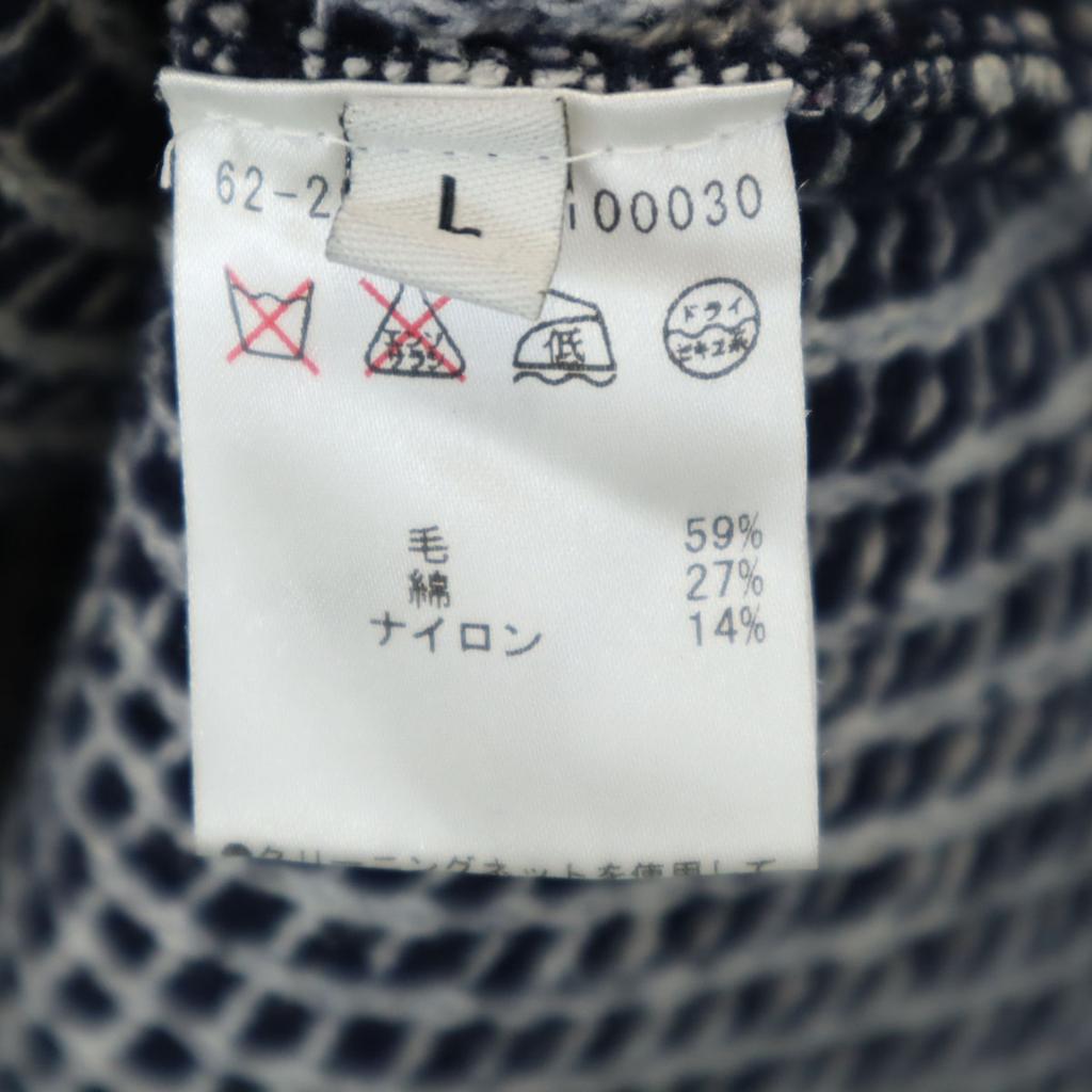 ESTNATION made in Japan Long sleeve sweater L Navy knit Men's Used