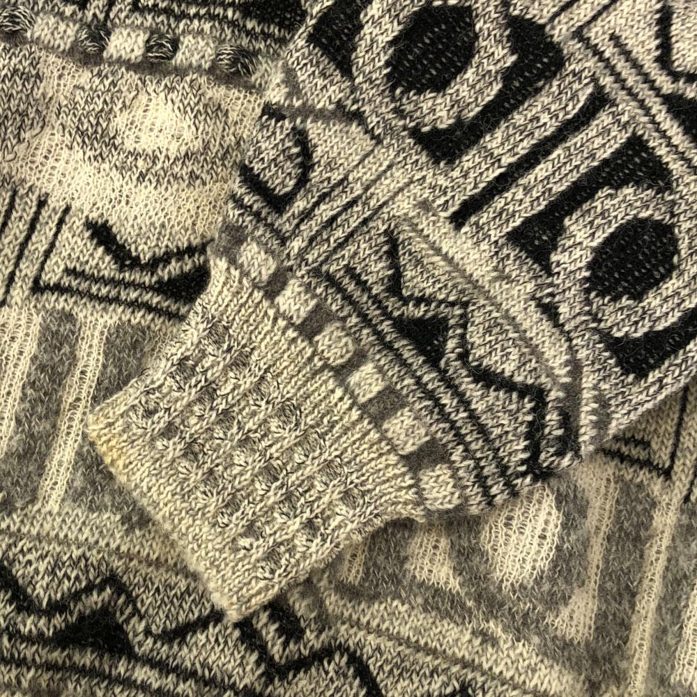 JACKSTONE 80s 90s Made In Italy Old Overall Handle Long Sleeve Turtleneck Sweater Men's Used