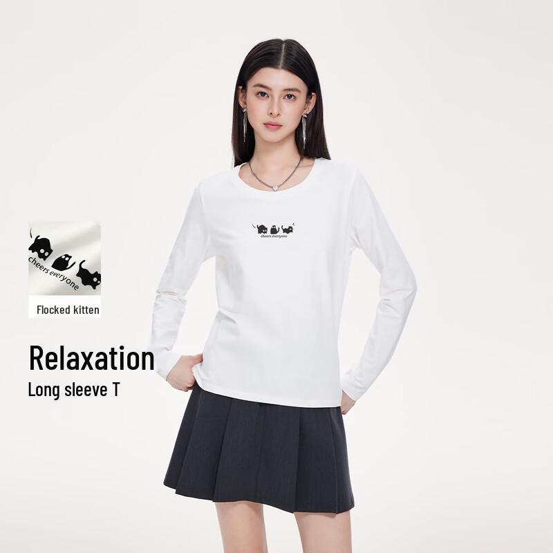 FivePlus Women s Animal Print Slim-Fit Long Sleeve T-Shirt M