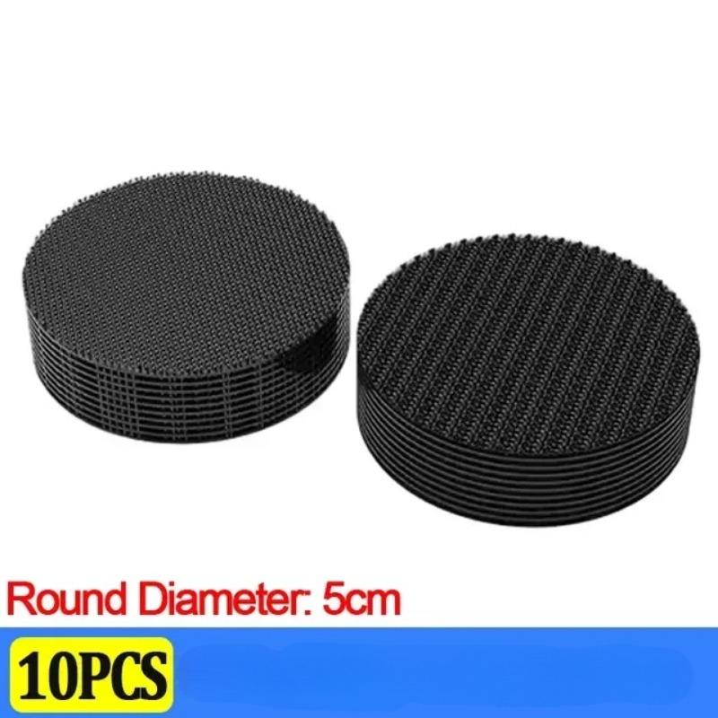 

Наклейки для фиксации ковров 50/1 шт. Двойные высокоадгезивные фиксирующие автомобильные заплатки нескользящий коврик для дома коврики для ног нескользящие ленты для захвата новые Rotundity(5*5CM)*10PCS