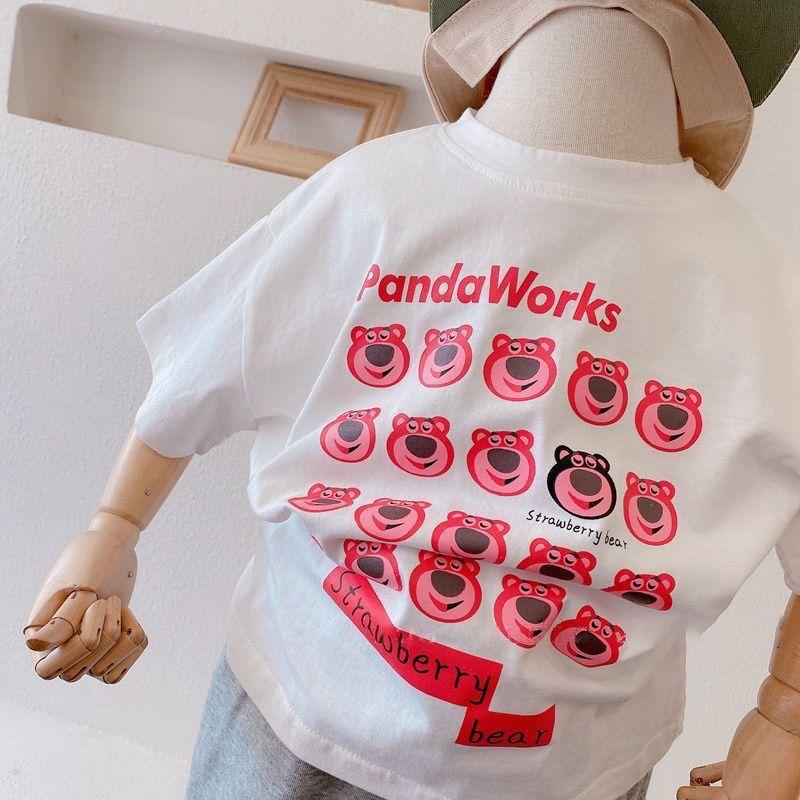 Boys and Girls Summer Short Sleeved Children's Clothing Half Sleeved Summer Clothing Casual Loose Baby Top T-shirt