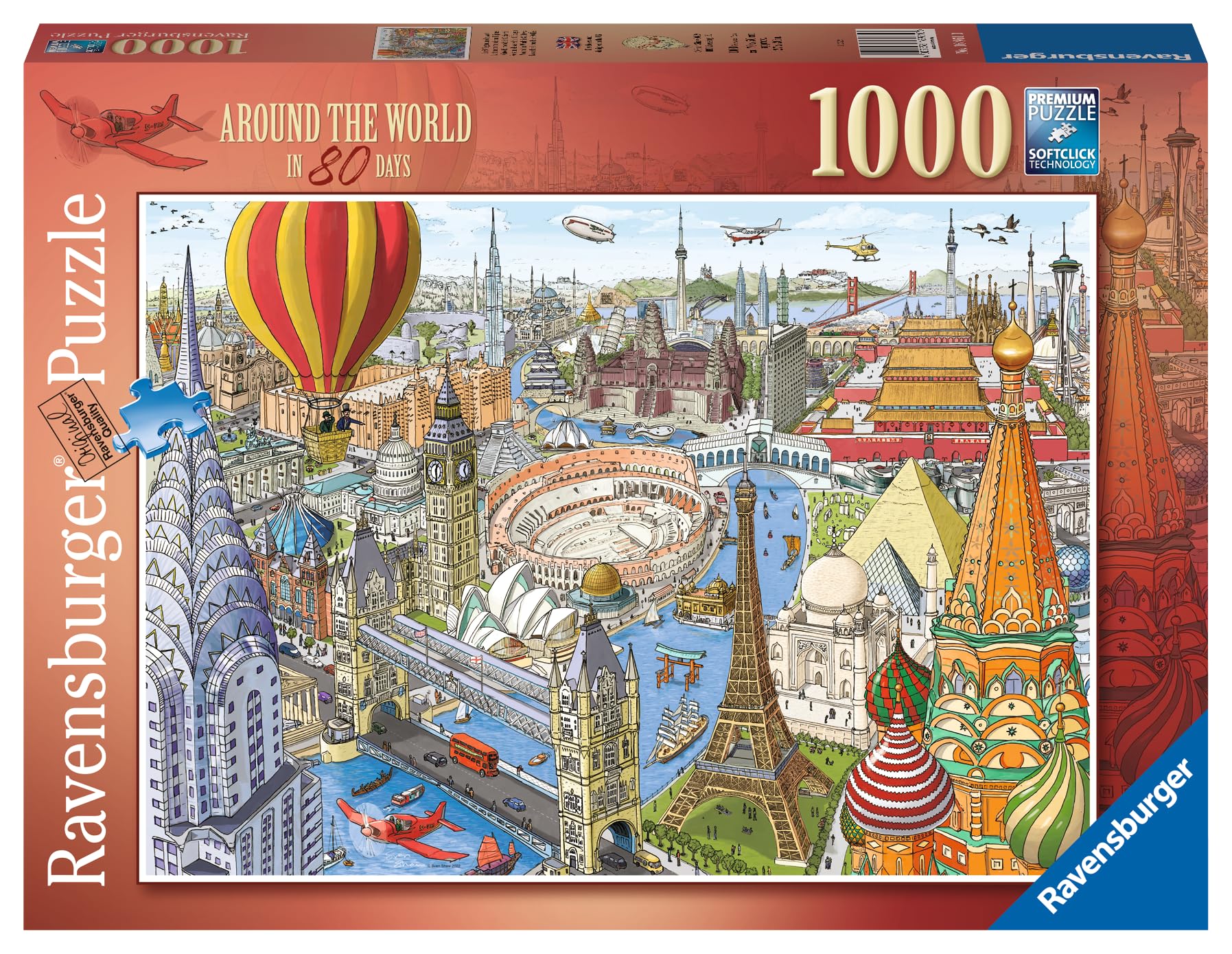 

Пазл Ravensburger Вокруг света за 80 дней 1000 деталей 16961 0