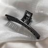 Elegant Frosted Barrette for Thick Hair - Large Shark Clip Hairpin Accessory