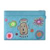 Louis Vuitton X Yayoi Kusama Pochette To-Go Fantasia Cartoni Animati Monogramma Pelle Goffrata Pochette da Uomo Pochette da uomo Blu M81944