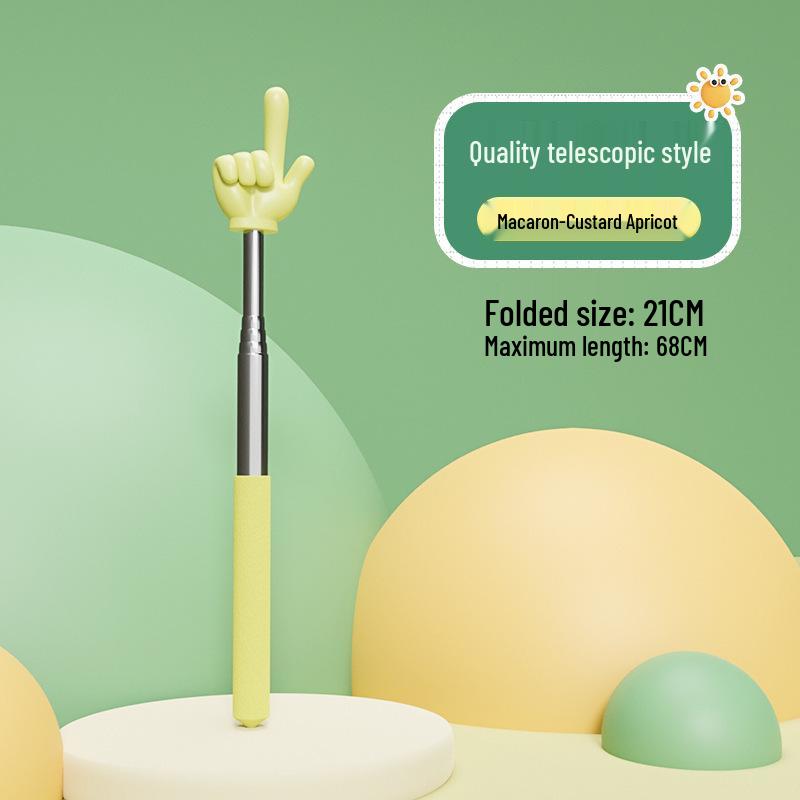 Telescopic Finger Pointer Stick for Teaching and Conducting