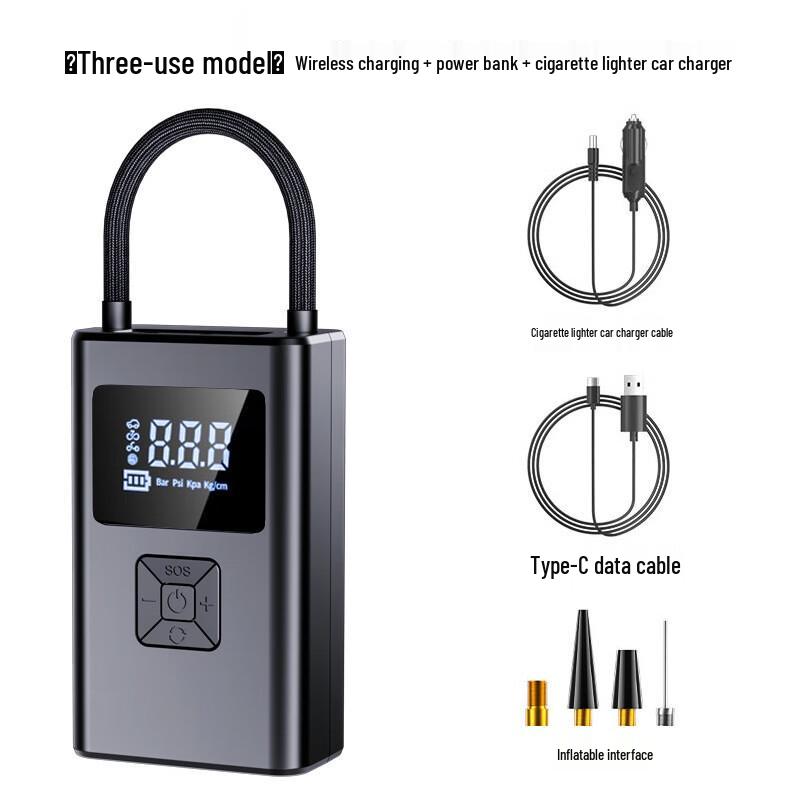 Miling 3-in-1 Wireless Digital Portable Car Tire Inflator