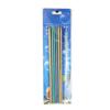 6Pcs Metal Reusable 304 Stainless Steel Straws Straight Bent Drinking Straw With Case Cleaning Brush Set Party Bar Accessory