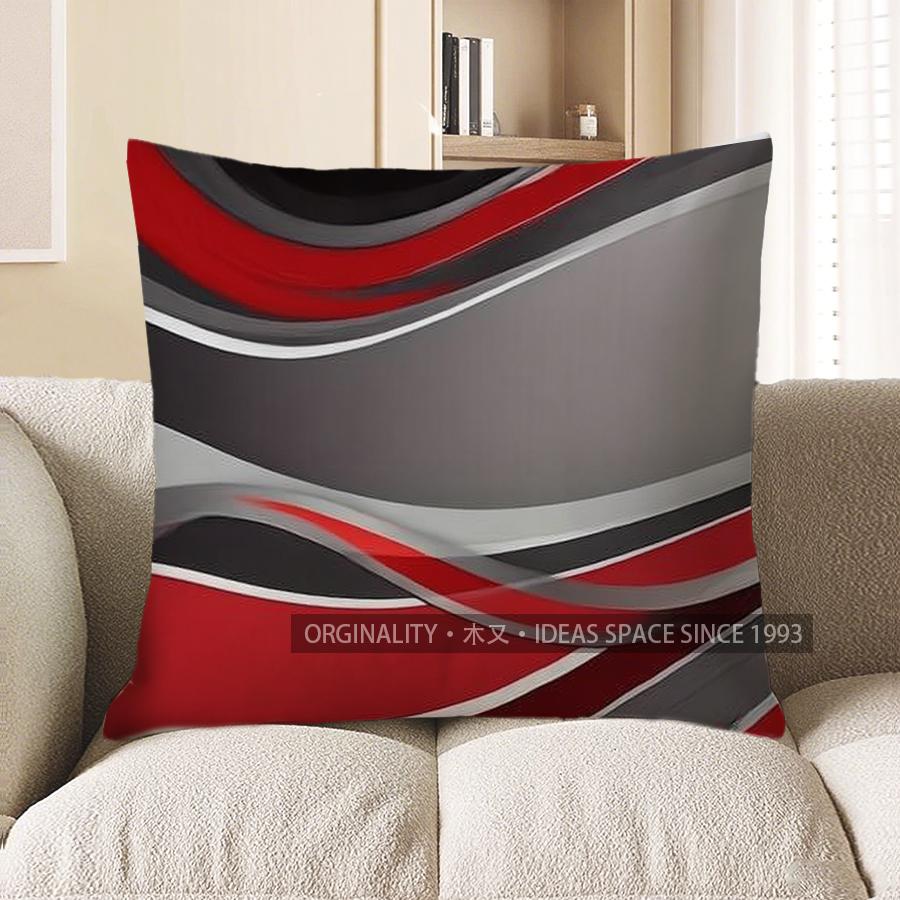 Home Decor Modern Geometric Pattern Throw Pillow Cover Pattern Cushion Cover Suitable for Sofa Bedroom Car Pillow Cover
