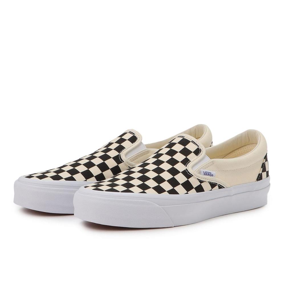 Vans Lx Slip On Reissue 98 Vn000cse2bo Lx Chk Bl Wht