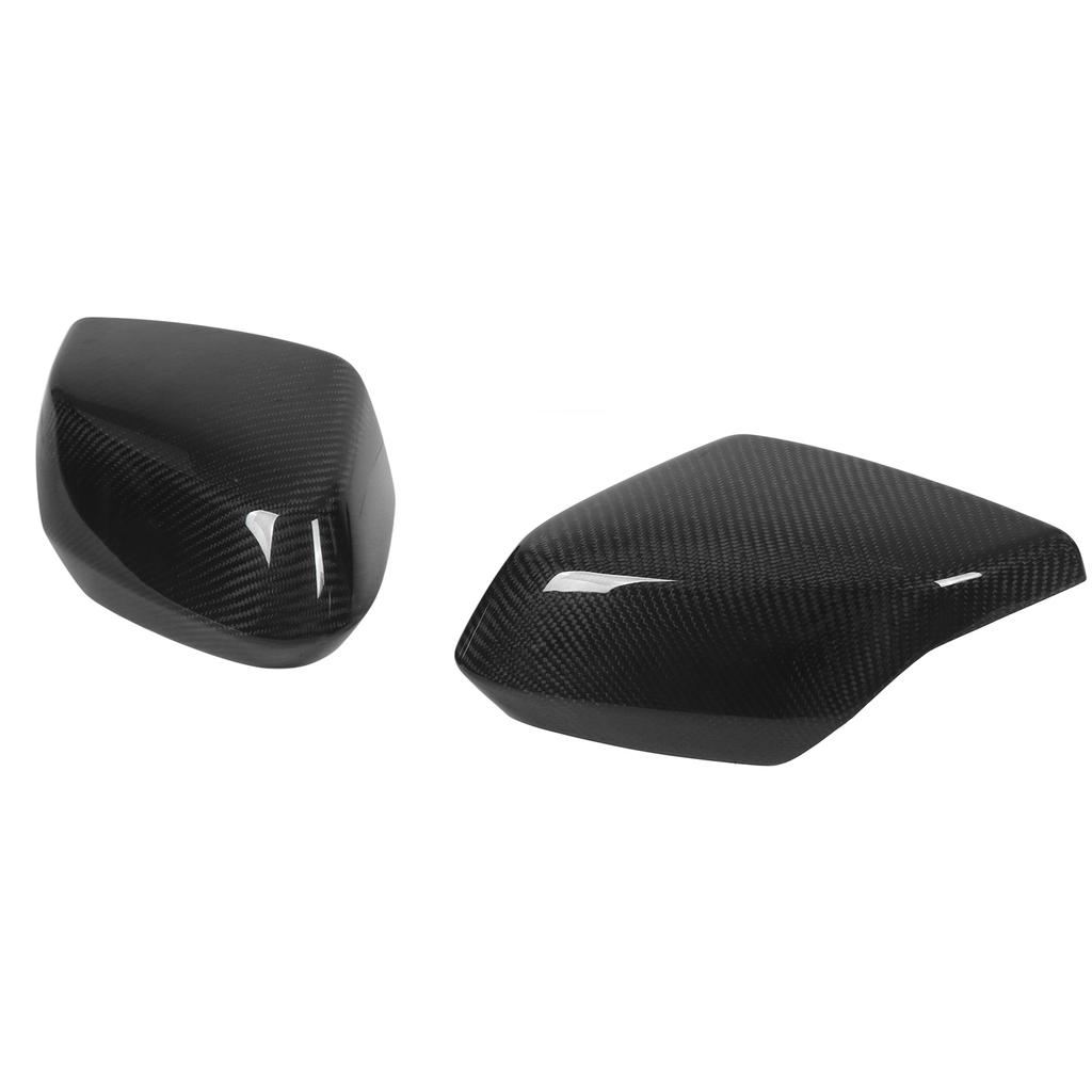 Paar Carbonfaser Seitenspiegelkappe Rückspiegel Dekorleiste Ersatz für Corvette C8 Z51 2020 Up