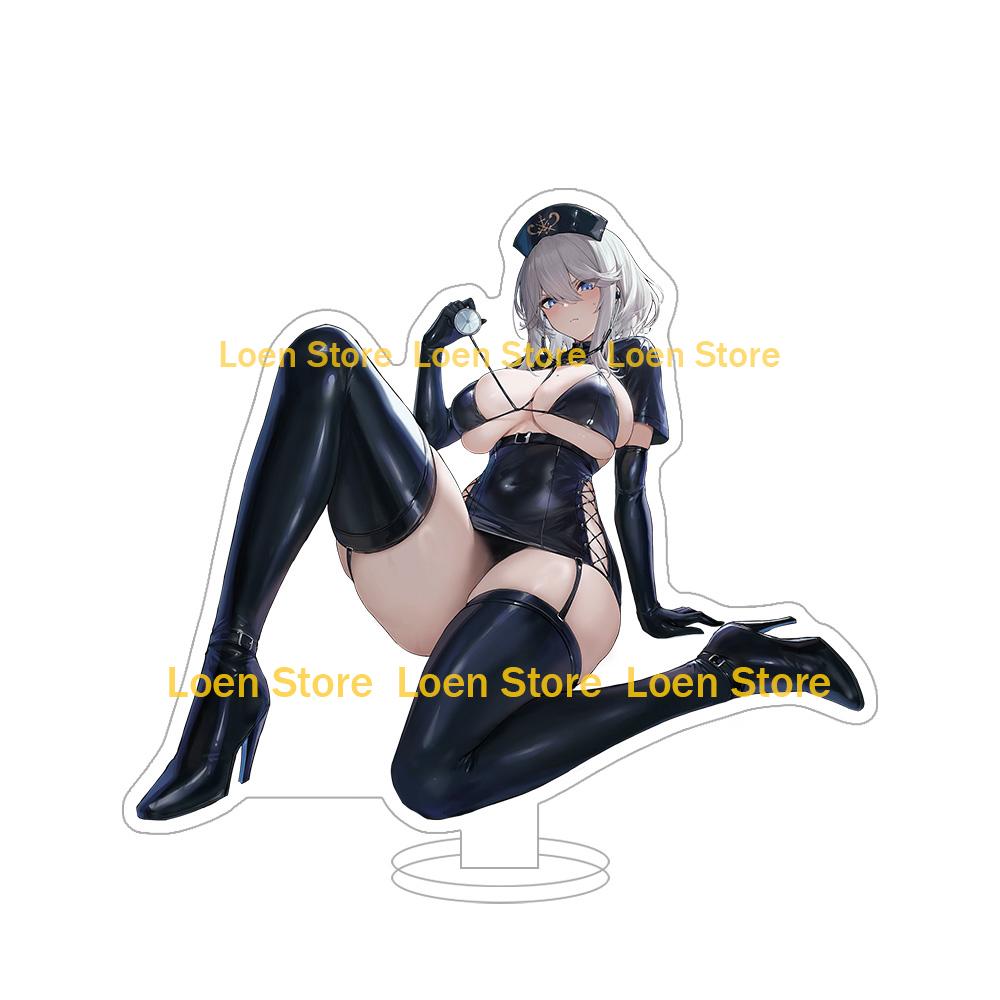 Azur Lane Official character Raffaello Taihou mimoza Santa Fe Scylla Repulse Franklin Anime figures Acrylic stand desk ornament