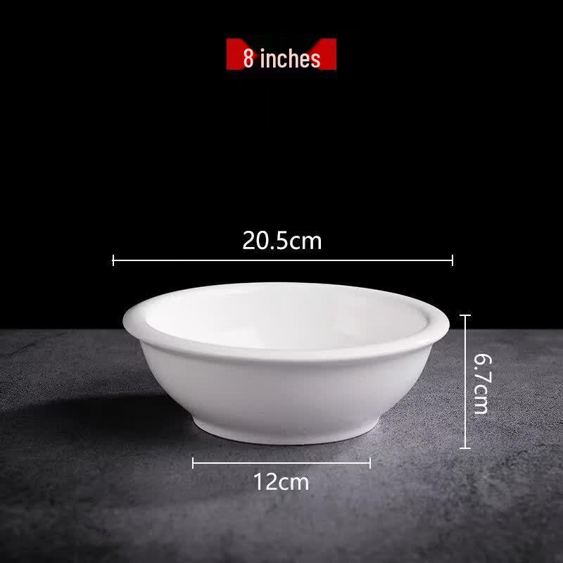 Zhishi Thickened Ceramic Soup Bowl Set