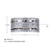 Inlaid With Diamonds Light Luxury Ring Temperament Heavy Industry Shiny Multi-Layer Index Finger Ring Woman