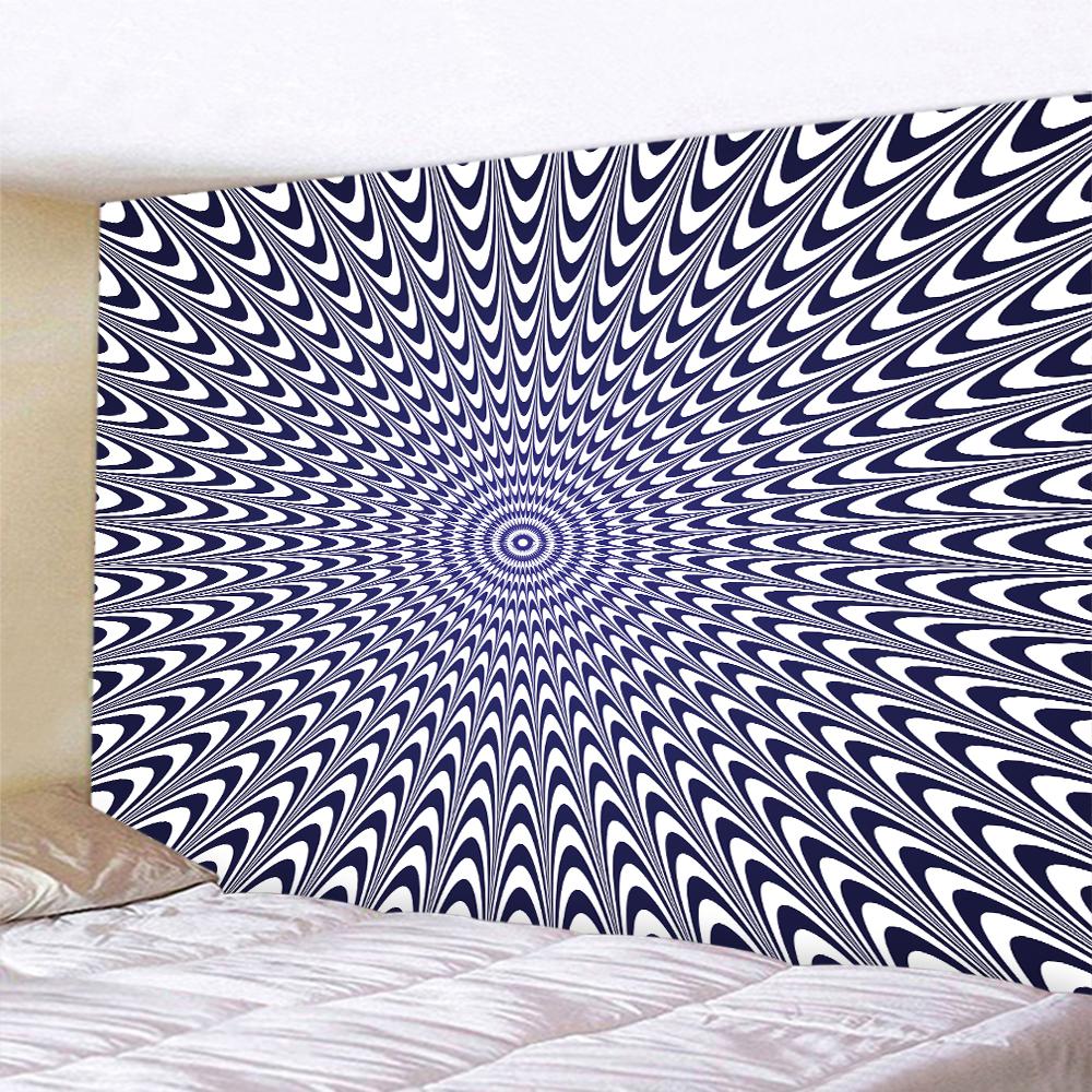 

Psychedelic scene eye illusion abstract home decor art tapestry hippie bohemian decor yoga mat sofa blanket sheet 95x70cm