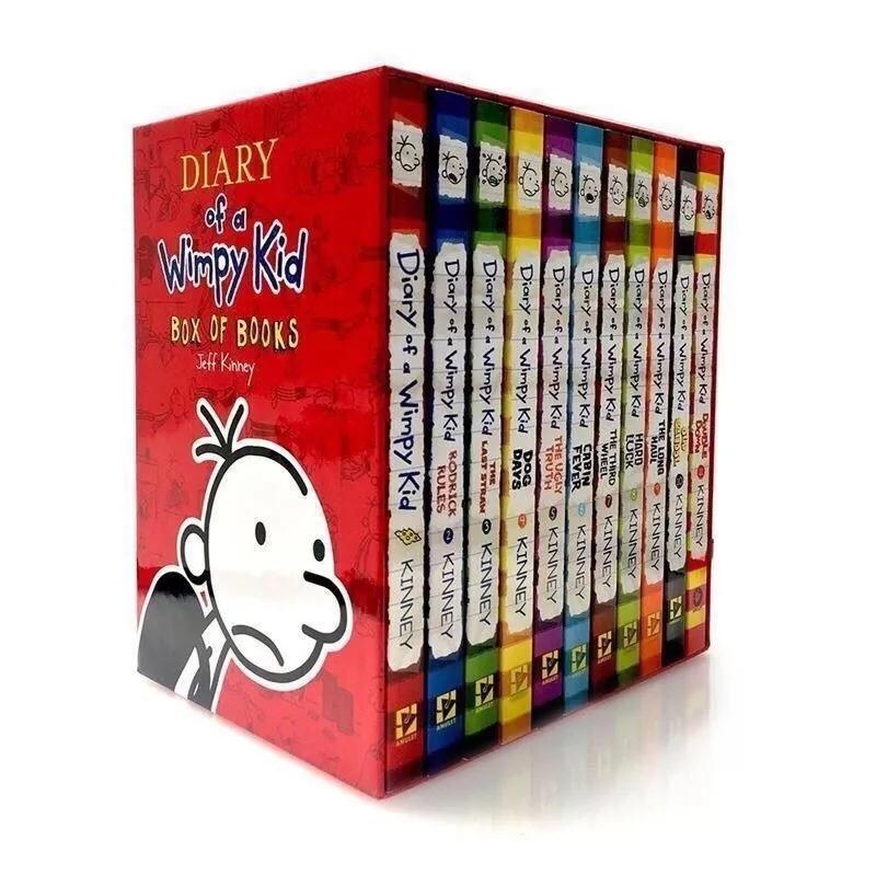 Selecteer willekeurig één boek Diary of Wimpy Kid Engelse Boek Diary of Wimpy Kid Doos Kinderfictie Boeken