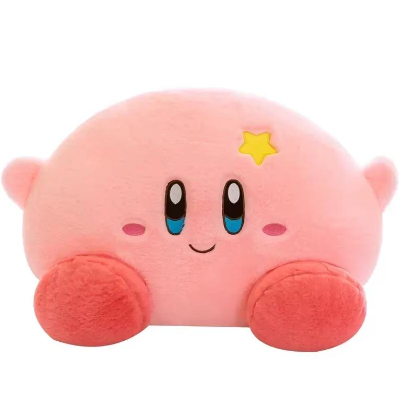 90cm Big Size Star Kirby Kawaii Cartoon Anime Plush Stuffed Doll Room Decorated with Cute Plushies Pillow Children Holiday Gift