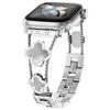 Błyszczący Diamentowy Pasek do Pasków Apple Watch 40mm 42mm 41mm 38mm 46mm 44mm 45mm 49mm Metalowa Bransoleta iWatch Ultra 2 seria 10 8 9 se