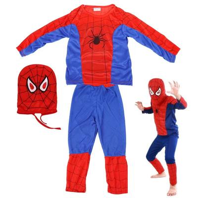 Halloweenský kostým dětské maškarní kostýmy Cosplay dětský chlapecký kostým červená + modrá